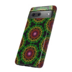 Artistic Mandala Phone Case with Bold Patterns and Modern Flair