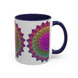 Vibrant Mandala Art Mug with Intricate and Colorful Design
