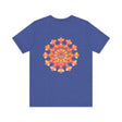 Vibrant Mandala Tee with intricate colorful design, representing spiritual peace and harmony, perfect for bringing positive energy and mindfulness into your wardrobe