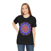 Colorful Mandala Geometric T-Shirt with intricate patterns and vibrant colors