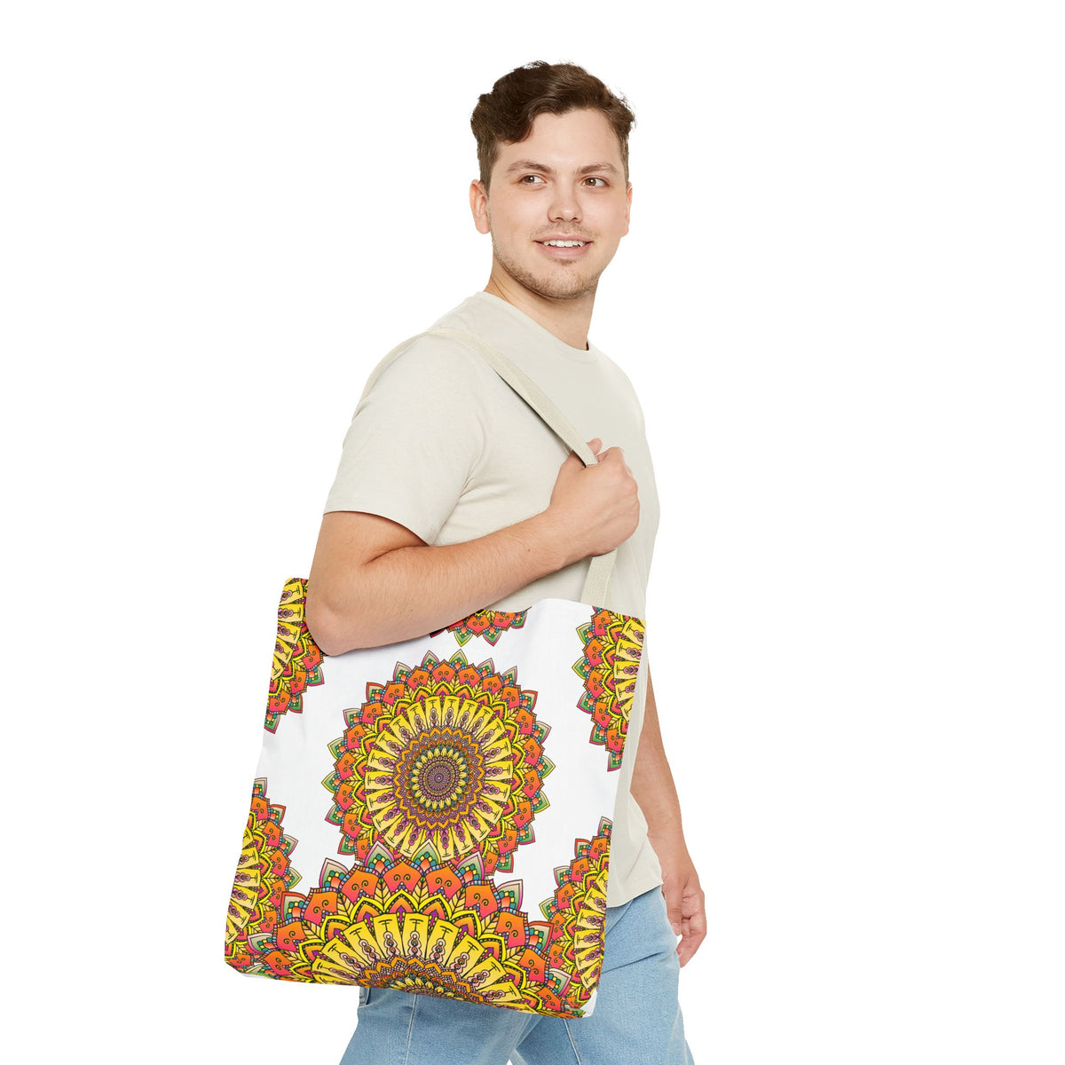 Solar Mandala Tote Bag