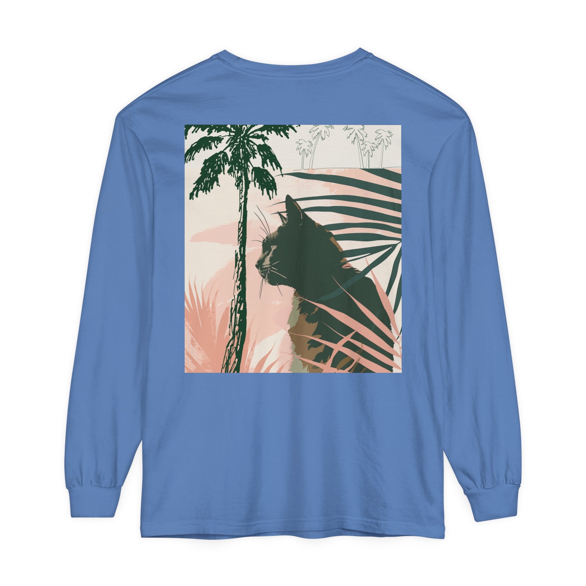 Black Cat Jungle Long Sleeve T-Shirt for wildlife photography outings alt text 30