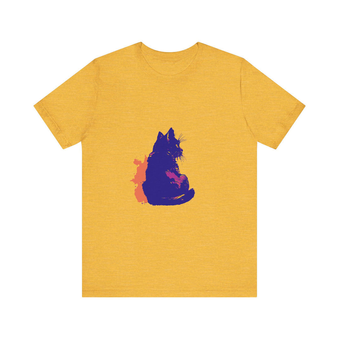 Black-Cat-Mystery-T-Shirt-Cool-Colorful-Design-Image-1