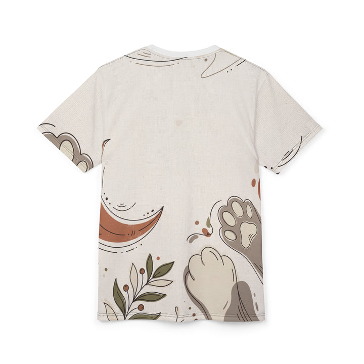 Cozy Crescent Cat — Boho Line Embrace