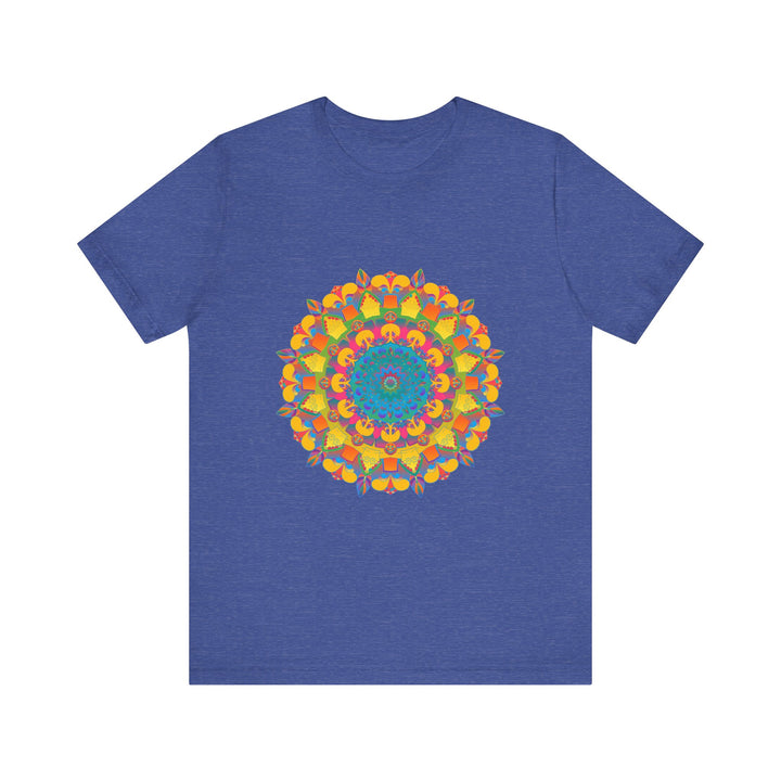 Vibrant Mandala Tee - Colorful Geometric Design - Eye-catching, bold, and intricate shirt with a kaleidoscope of colors and patterns