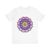 Colorful Mandala Flower T-Shirt - Spiritual Art featuring intricate and vibrant floral design perfect for expressing your spiritual side