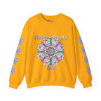 Felpa Girocollo Legame Madre-Figlia — Regalo di Famiglia Mandala Floreale
