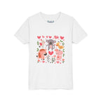 Entzückendes Animal Love Jugend T-Shirt, Süßes Kindershirt, Tier Grafik T-Shirt, Kindergeschenk, Geburtstags- oder Urlaubsoutfit 