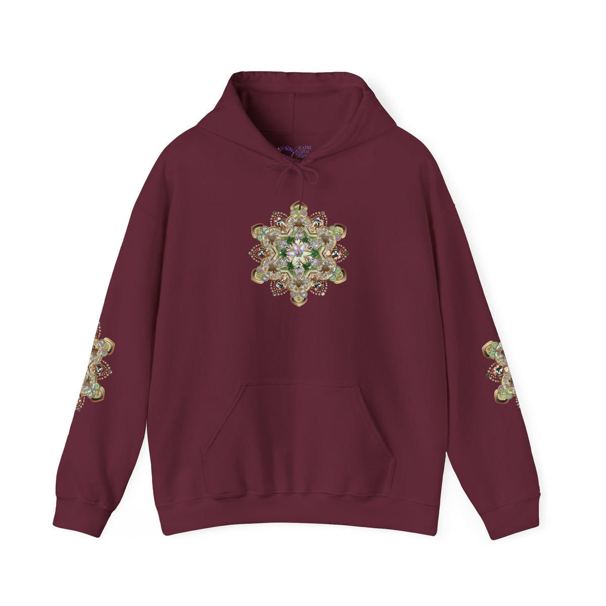 Mandala Floral Hoodie