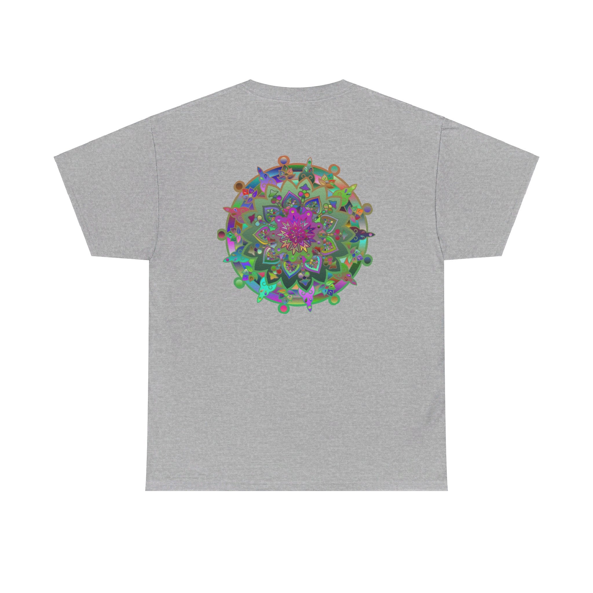 Comfortable unisex tee with an eye-catching and inspiring mandala print