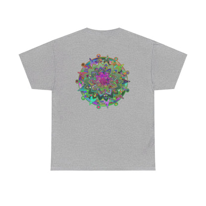 Comfortable unisex tee with an eye-catching and inspiring mandala print