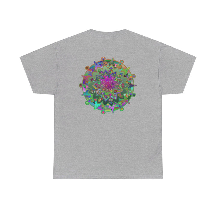 Comfortable unisex tee with an eye-catching and inspiring mandala print