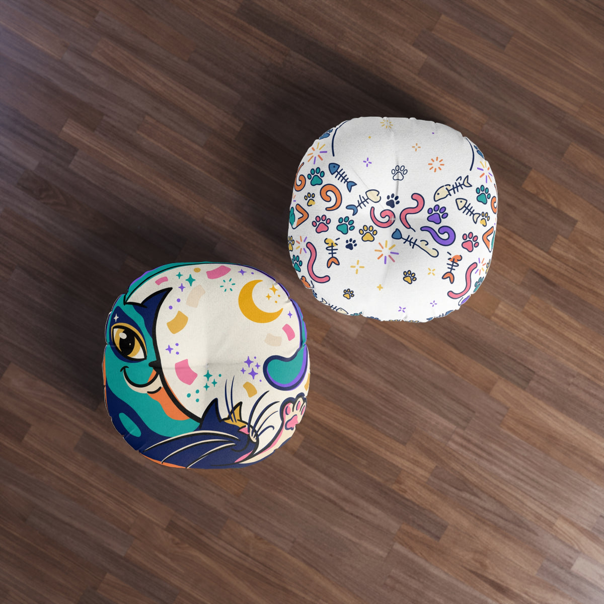 Cuscino da pavimento Crescent Cat Cozy