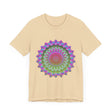 Vibrant mandala t-shirt featuring intricate and colorful design for stylish statement