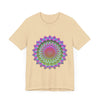 Vibrant mandala t-shirt featuring intricate and colorful design for stylish statement