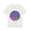 Vibrant Mandala T-Shirt featuring intricate spiritual art and bold colors