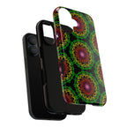 Artistic Mandala Phone Case with Bold Patterns and Modern Flair
