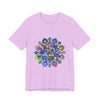 Vibrant Mandala T-Shirt featuring an intricate and colorful design inspired by traditional art