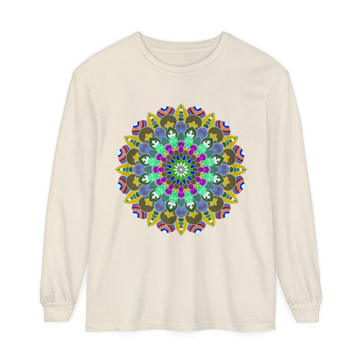 Colorful Mandala Long Sleeve T-Shirt - Spiritual Art 16