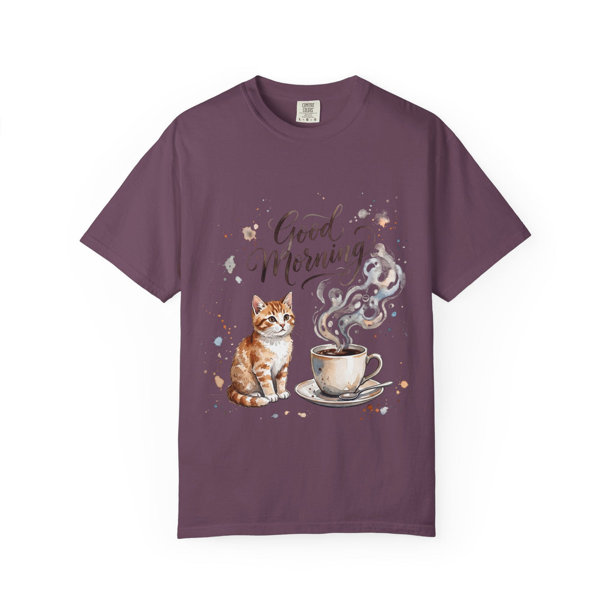 Good Morning Cat Coffee T-Shirt