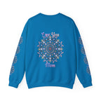 Felpa Mandala "Mamma Potente" in Morbide Tonalità Pastello