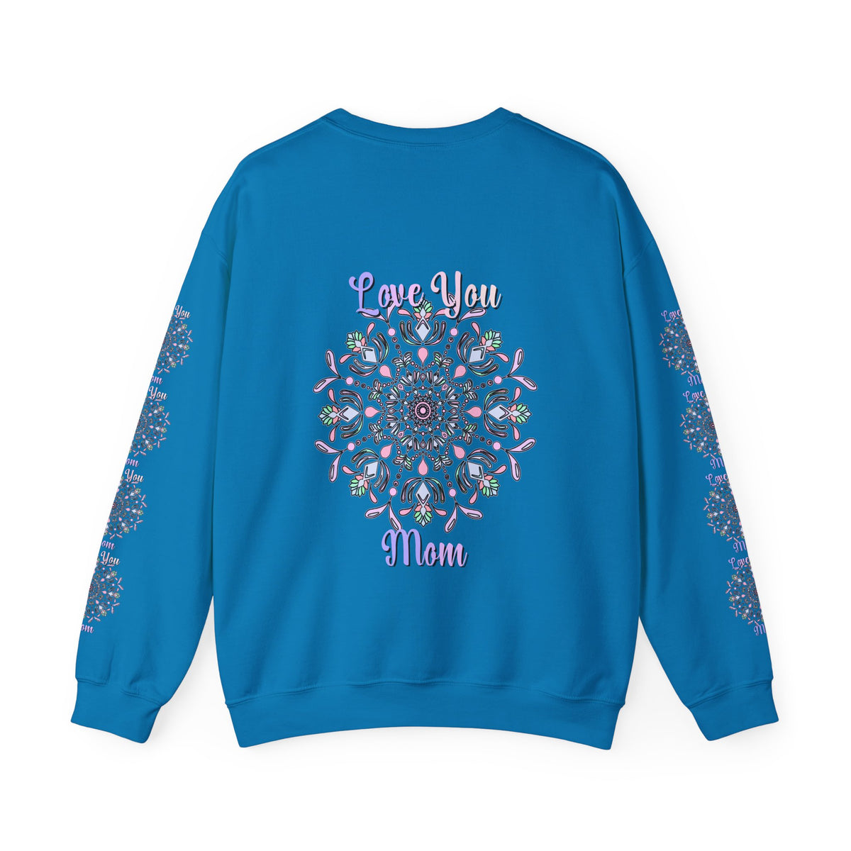 Felpa Mandala "Mamma Potente" in Morbide Tonalità Pastello