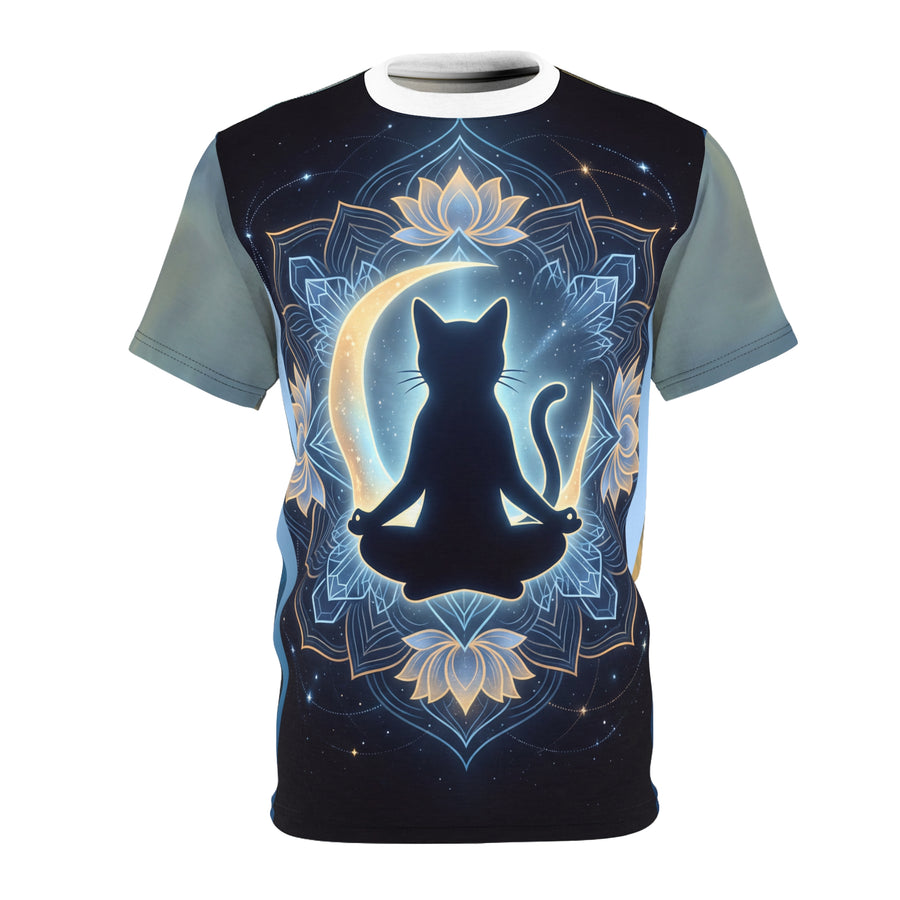 T-Shirt mit himmlischem Katzenmotiv