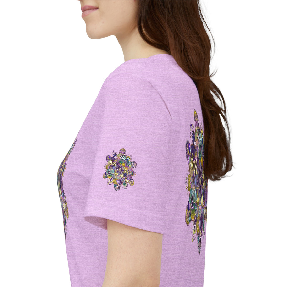 Unisex Floral Jewel Mandala T-Shirt
