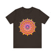 Colorful and intricate mandala design tee featuring psychedelic art, perfect for adding vibrancy to your wardrobe