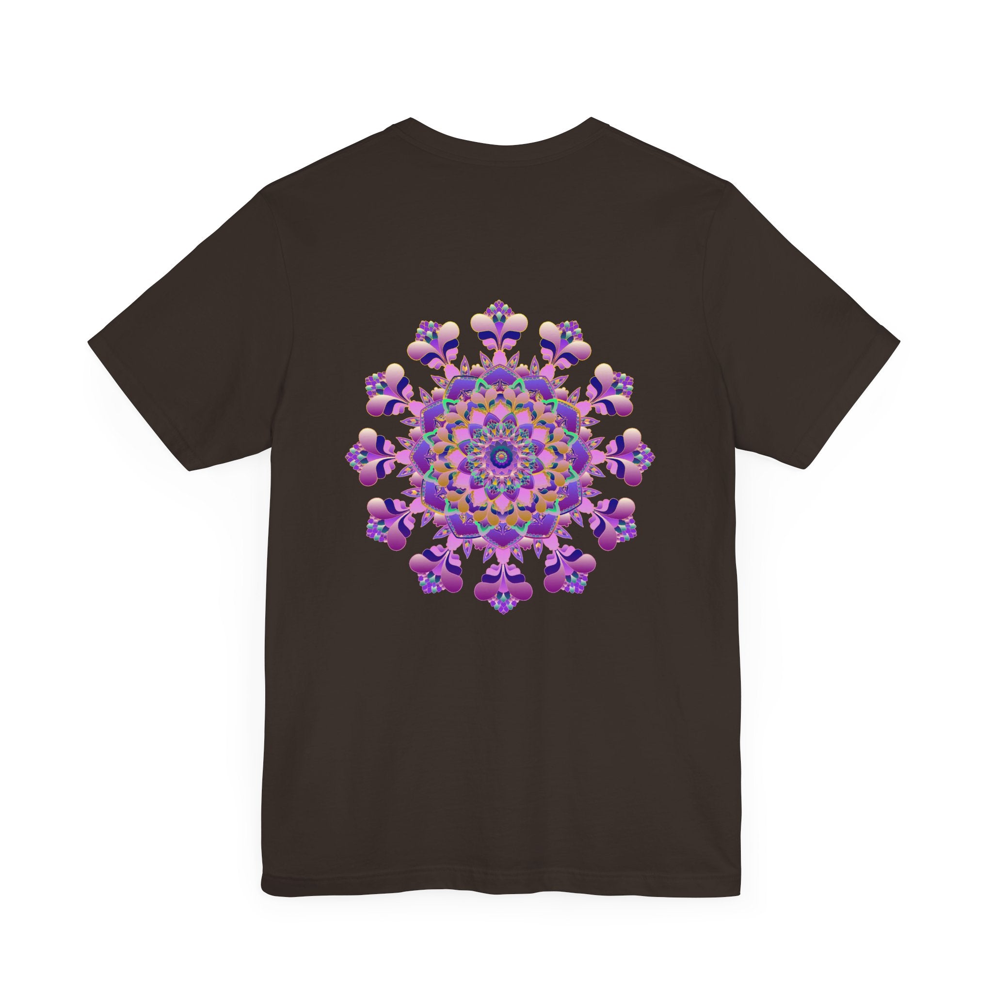 Intricately designed mandala tee for spiritual growth and tranquility