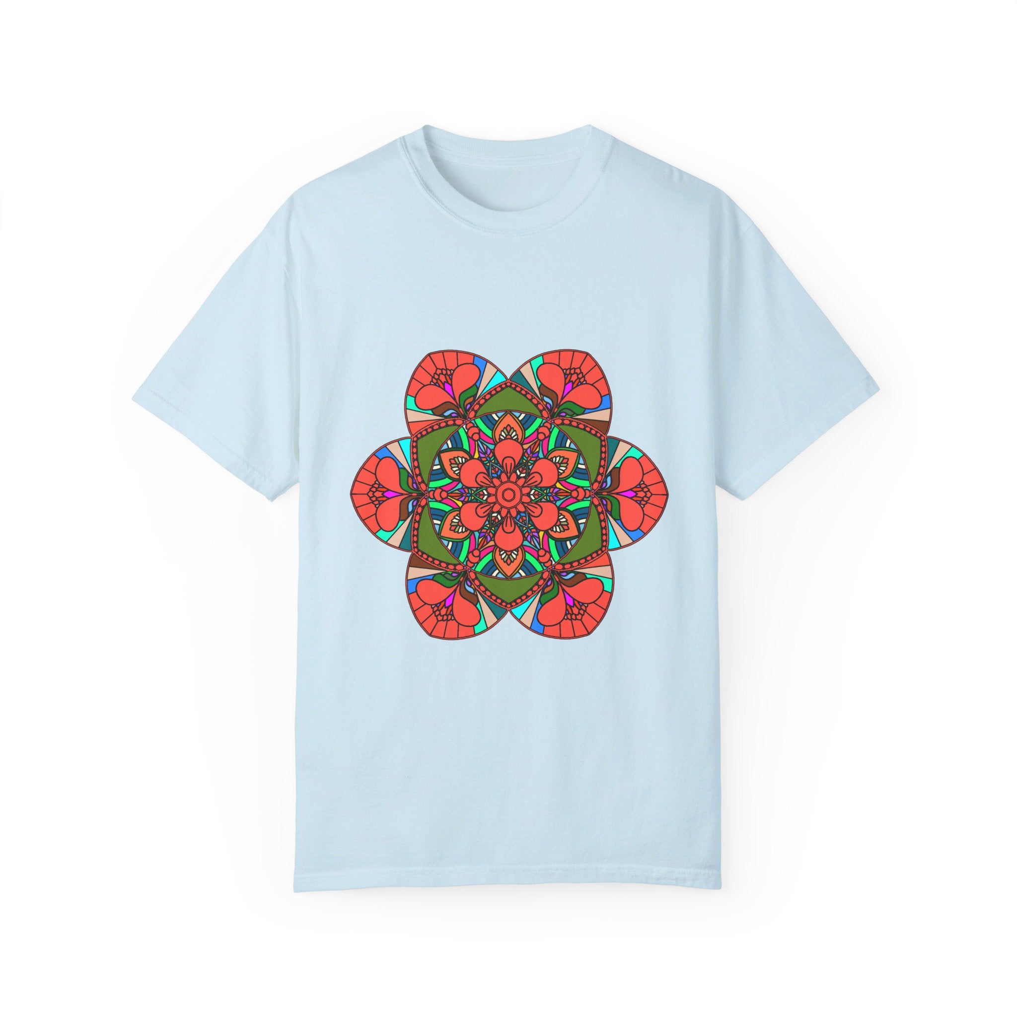 Beautifully crafted Mandala Design T-Shirt in 100% Cotton