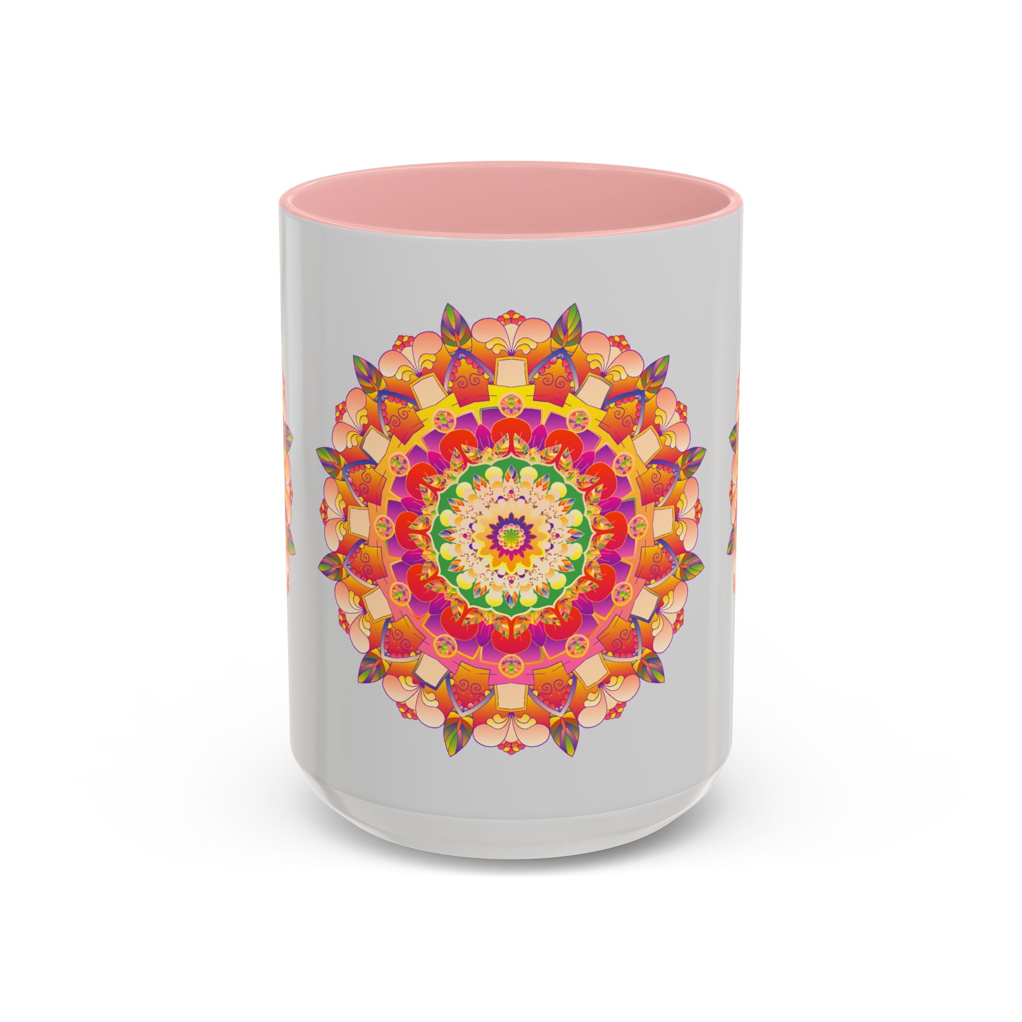 Beautiful and serene mandala art on ceramic coffee mug