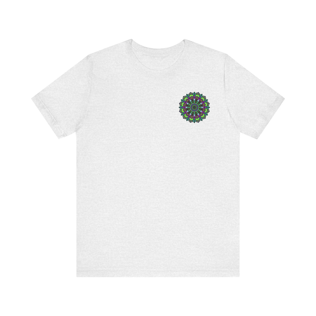 Soft and comfortable tee with a calming mandala pattern