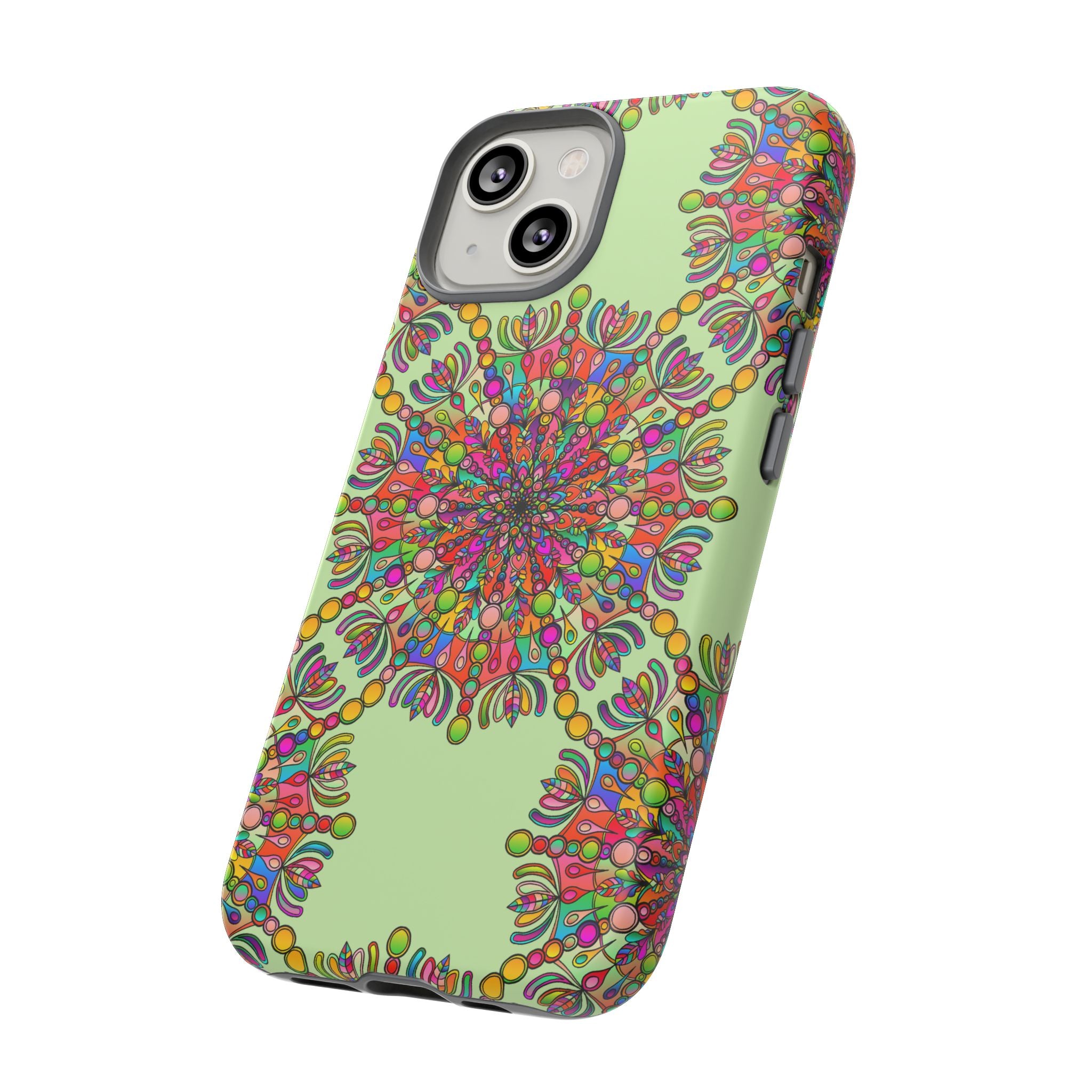 Vibrant Mandala iPhone & Google Pixel Case | Tough Cases