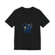 Black Cat Mystery T-Shirt featuring a cute and playful feline design