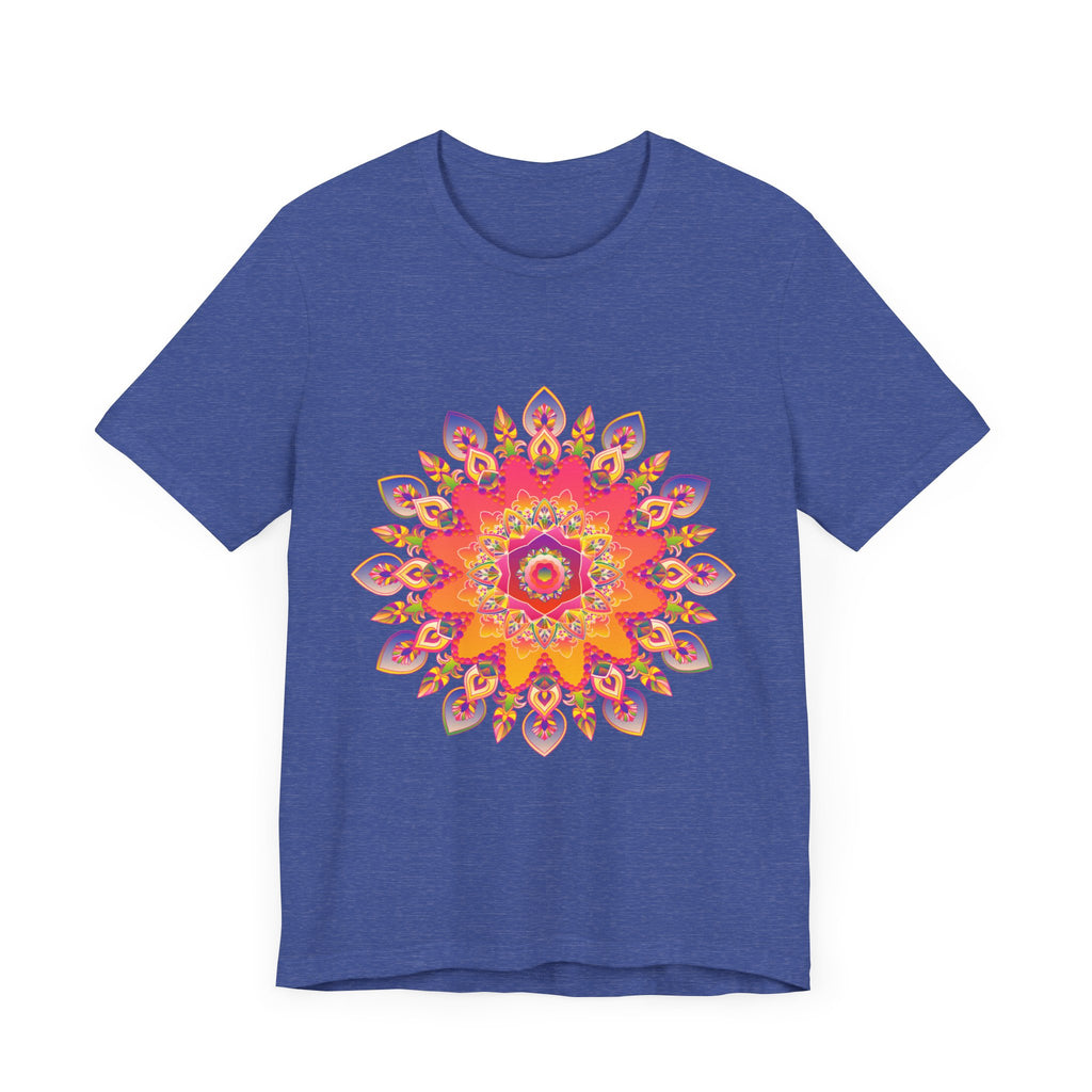 Vibrant Mandala T-Shirt - Colorful Spiritual Design alt text 48