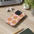 Phone Case - Hand-Drawn Mandala Art - Light Pink Long Description 77
