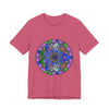 Vibrant and intricate mandala art design on a stylish t-shirt