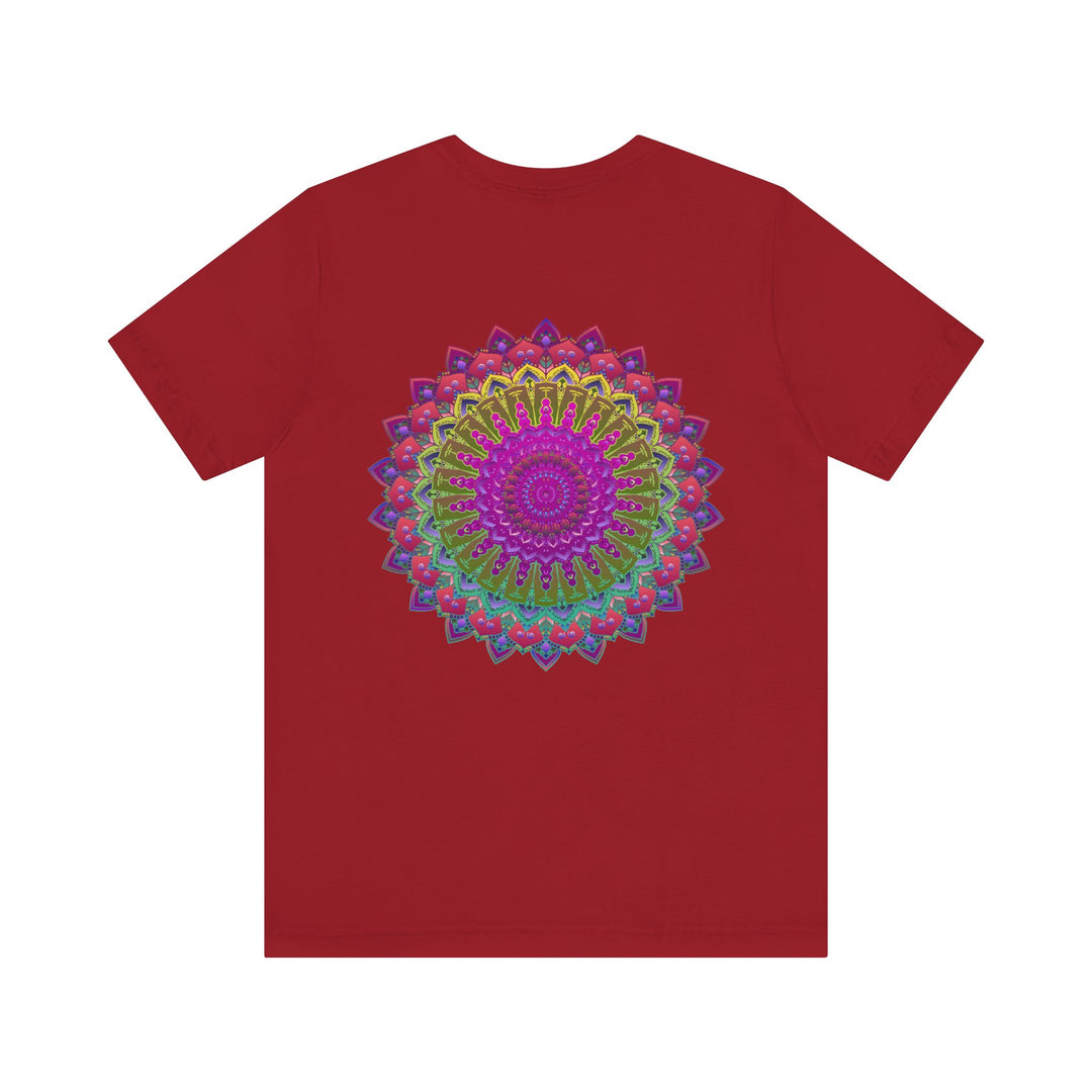 Beautiful tee with a spiritual mandala design for peace and tranquility