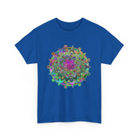 Unique and meaningful mandala pattern on comfortable white tshirt