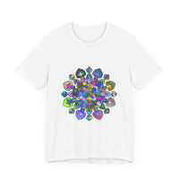 Vibrant Mandala T-shirt featuring intricate and colorful design inspired by traditional art