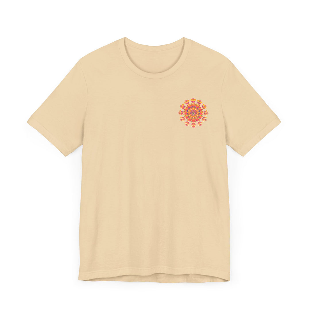 A beautiful and colorful Vibrant Mandala Tee representing spiritual peace and harmony for a peaceful and harmonious lifestyle