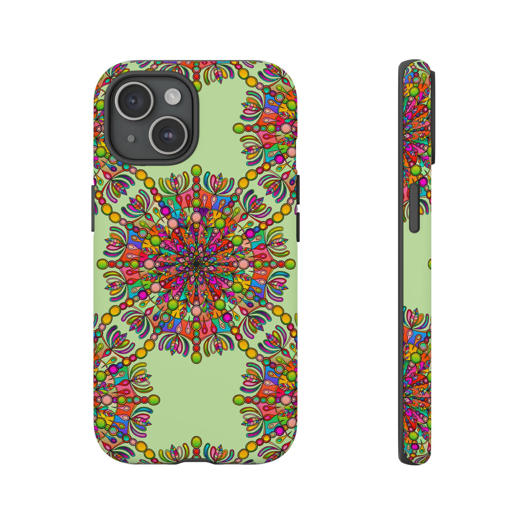 Intricate Mandala Phone Case in Lively Colors for Unique Style
