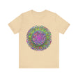 Vibrant Mandala Tee featuring colorful geometric art in a mesmerizing design