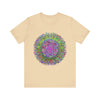 Vibrant Mandala Tee featuring colorful geometric art in a mesmerizing design