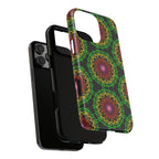 Artistic Mandala Phone Case with Bold Patterns and Modern Flair