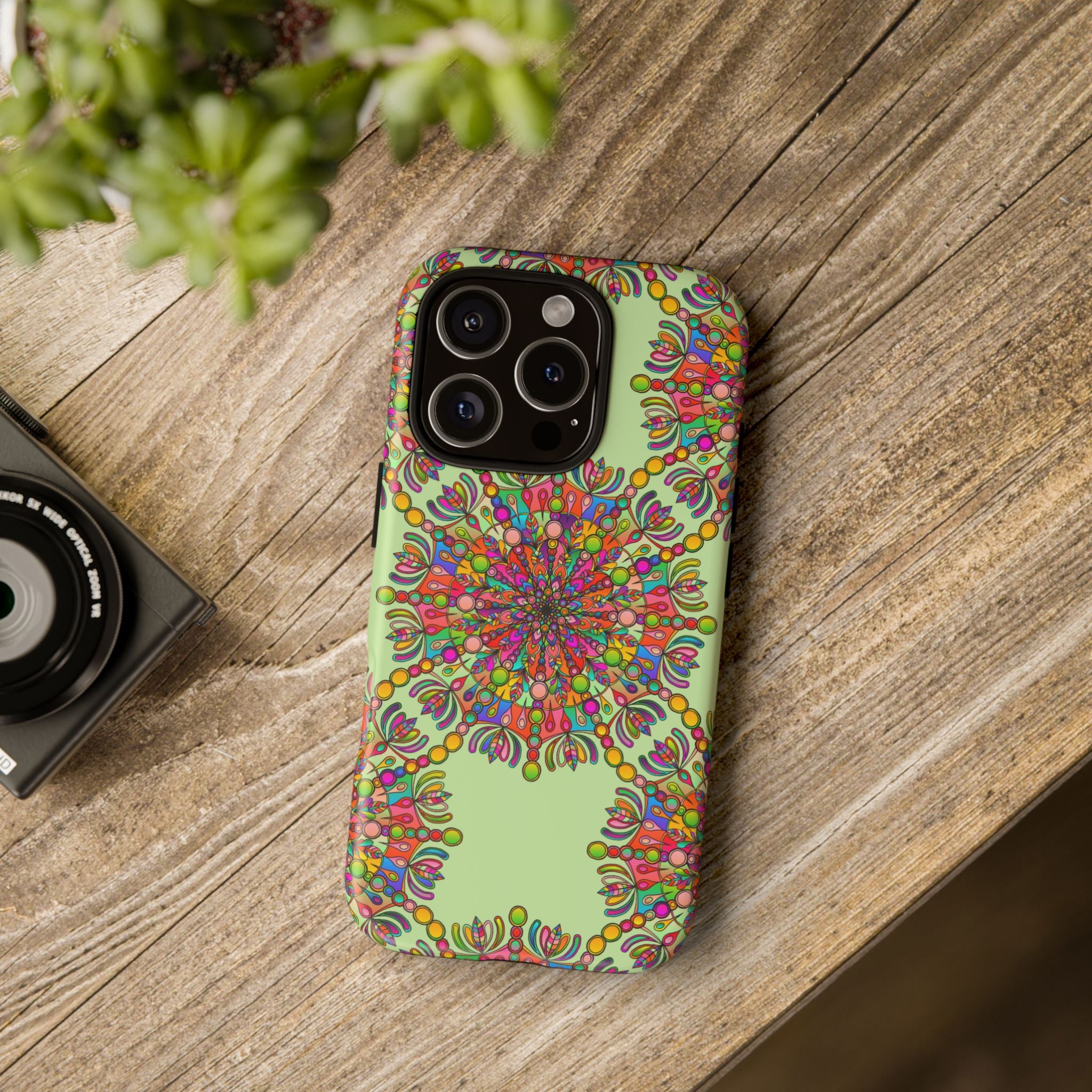 Vibrant Mandala iPhone & Google Pixel Case | Tough Cases