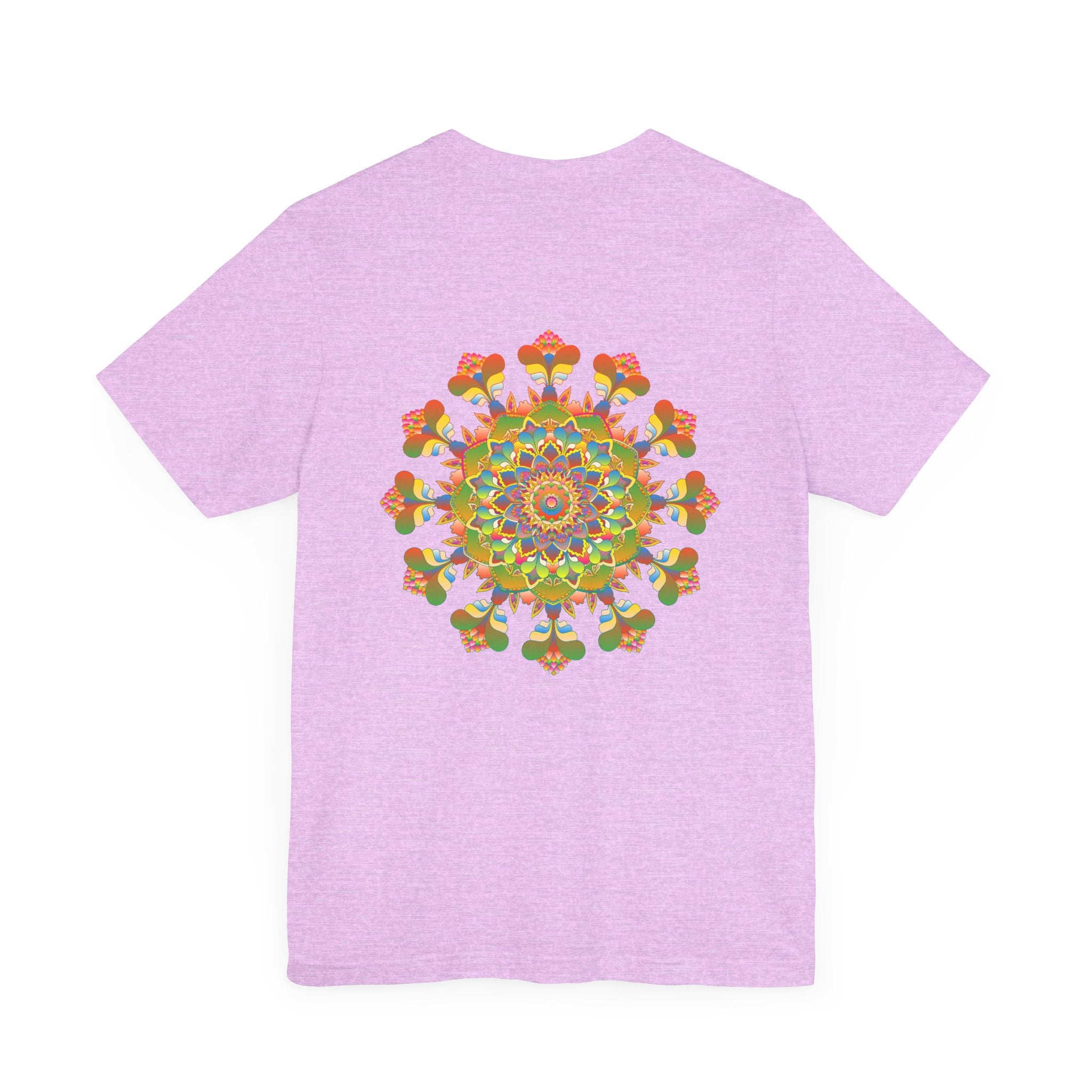 Short-sleeve Mandala Peace & Harmony T-Shirt with symbolic spiritual vibes