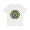 Vibrant Mandala Tee featuring a cosmic and interconnected design, perfect for a unique and eye-catching style statement