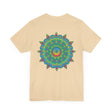 Beautiful Mandala Tee with intricate designs, symbolizing spiritual peace and harmony